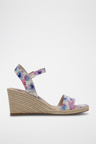 Sandali con zeppa - Viola