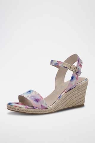 Sandali con zeppa - Viola
