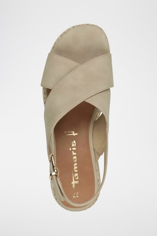 Sandali con zeppa - Beige