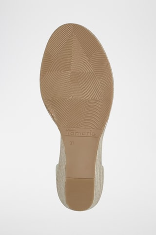 Sandali con zeppa - Navy e beige