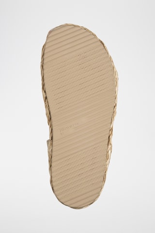 Sandales plateformes en nubuck - Beige
