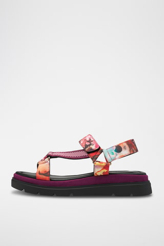 Sandales plateformes - Rose foncé