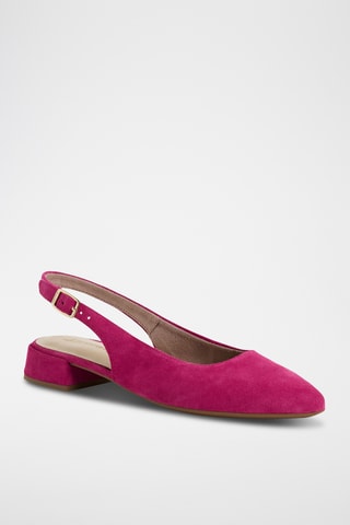 Ballerines en nubuck - Rose