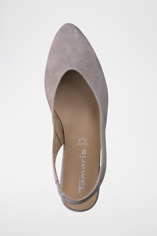 Ballerines en nubuck - Taupe