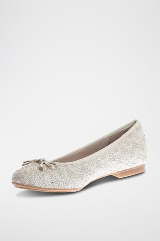 Ballerines - Beige et doré