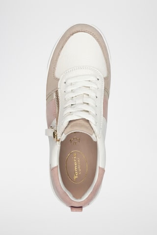 Baskets en cuir - Rose et beige
