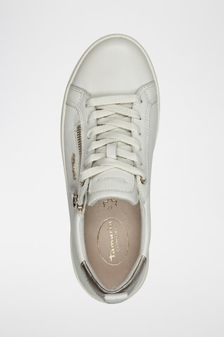 Sneakers in pelle - Bianco e dorato