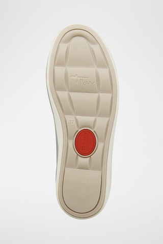 Sneakers in pelle - Bianco e dorato