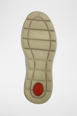 Sneakers in pelle - Bianco e arancione