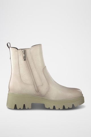 Stivaletti in pelle - Beige