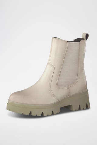 Stivaletti in pelle - Beige
