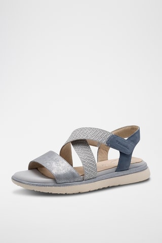 Sandales en cuir - Bleu
