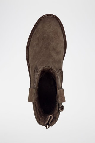 Stivaletti in pelle - Taupe