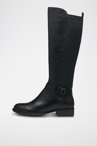 Stivali in pelle - Nero