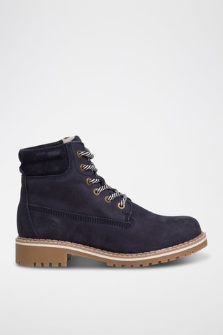 Stivaletti in pelle scamosciata - Navy
