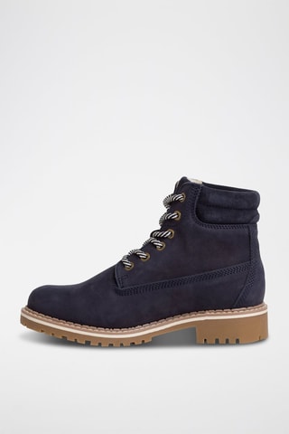 Stivaletti in pelle scamosciata - Navy