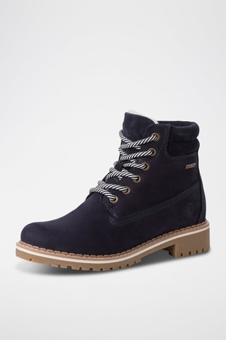 Stivaletti in pelle scamosciata - Navy