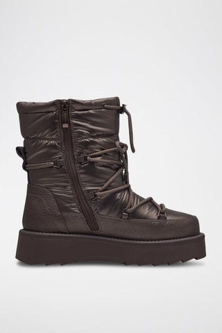 Stivaletti platform - Taupe