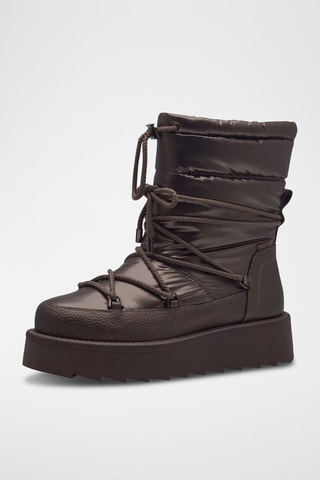Stivaletti platform - Taupe