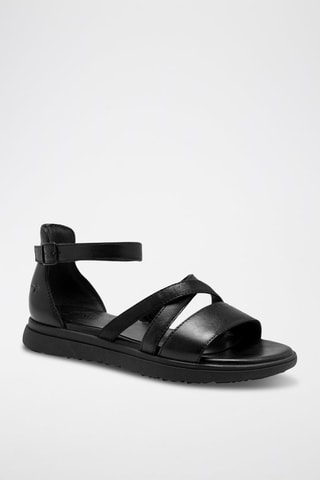 Sandali in pelle - Nero