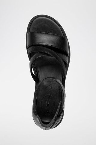 Sandali in pelle - Nero
