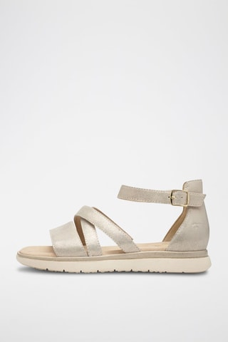 Sandali in pelle - Beige