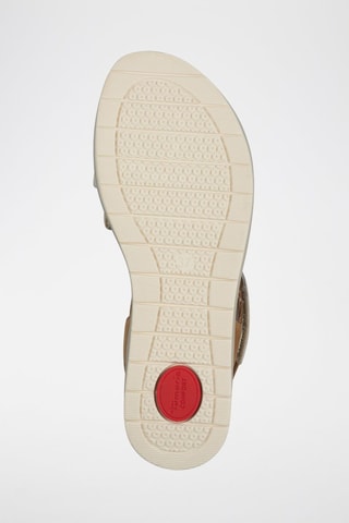 Sandales en nubuck - Doré