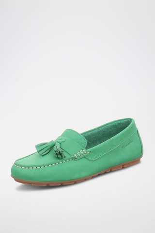 Mocassini in pelle - Verde