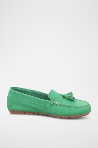 Mocassini in pelle - Verde