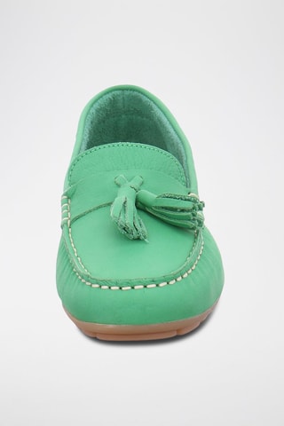 Mocassini in pelle - Verde