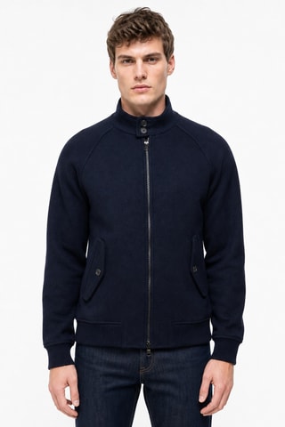 Wollen Jack - Marineblauw