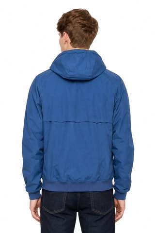 Linnen Jack met Capuchon - Blauw