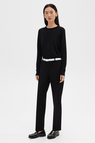 Ceinture en cuir Oblong - Blanc