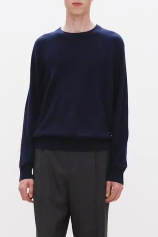 Pull en cachemire Hilles - Bleu marine