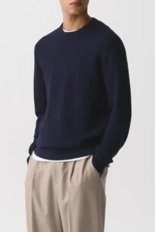 Pull en laine mérinos Maden, laine et mérinos - Bleu marine