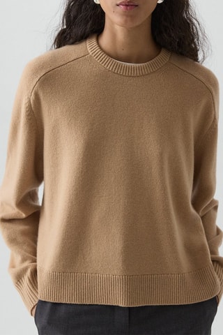 Pull en cachemire - Camel