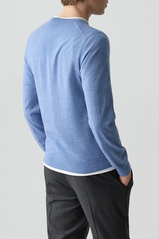 Pull en laine Regal - Ciel