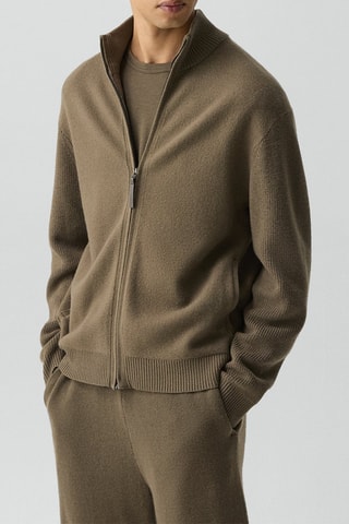 Gilet en laine mérinos Boiled - Kaki