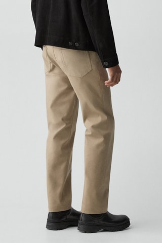 Pantalon droit - Beige