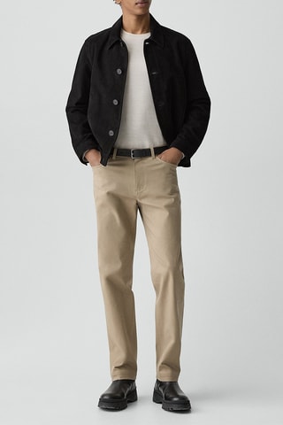 Pantalon droit - Beige
