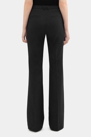 Pantalon regular en laine Demitria - Noir