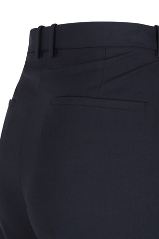 Pantalon regular en laine Demitria - Bleu marine