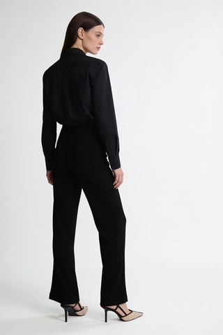 Pantalon taille haute - Noir