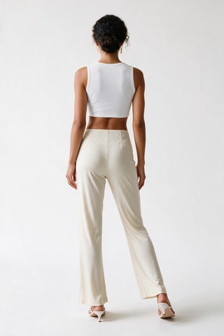 Pantalon taille haute Fluid Car TSR Liquid - Beige