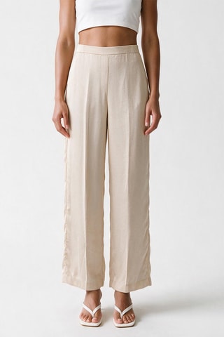 Broek Wide Legs - Beige - Theory