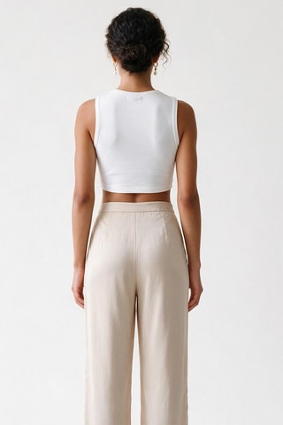 Broek Wide Legs - Beige - Theory