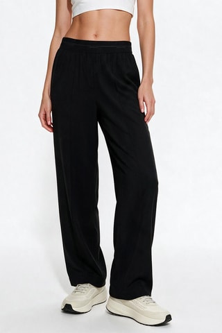 Pantalon en laine vierge - Noir