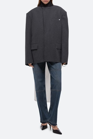 Veste en laine Driver - Anthracite