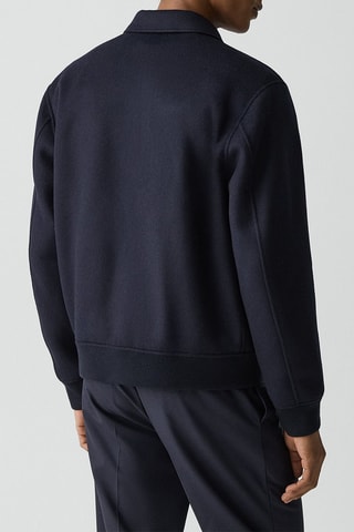 Veste en laine et cachemire Sean - Bleu marine