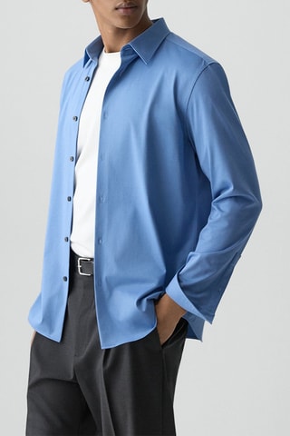 Chemise slim Sylvain - Bleu